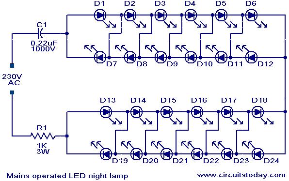 led torch circuits